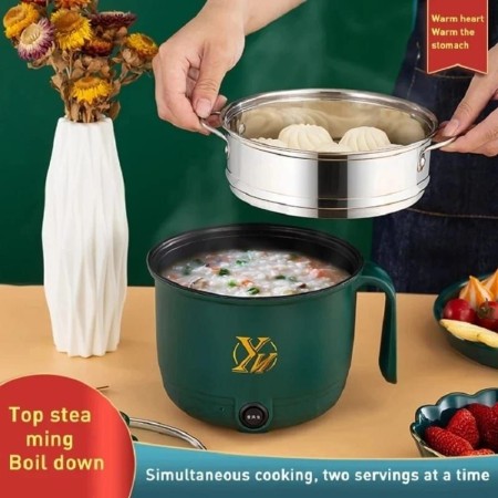 Double layer Electric Mini cooker Pot