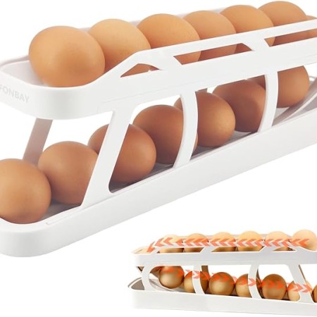 (২ পিস) Double-Layer Egg Dispenser